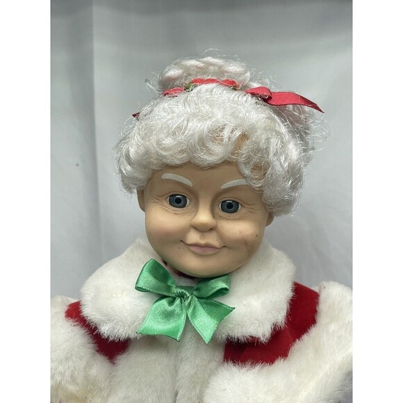Vintage Christmas Animated Mrs.Claus  Sound 15” Motion Not Working - Picture 2 of 16